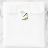 Écriture chrétienne de Noël Sticker Écriture (Sac)
