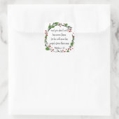 Écriture chrétienne de Noël Sticker Écriture (Sac)