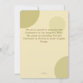 Écriture chrétienne - Faire-part de diplôme en pho (Dos)