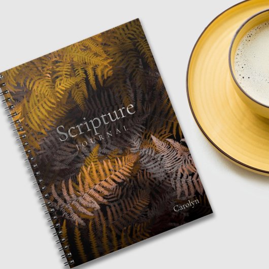 Écriture chrétienne Journal de verdure luxuriante