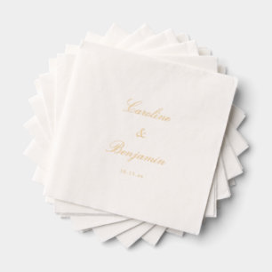 Écriture Classique Élégante Mariage Personnalisé O