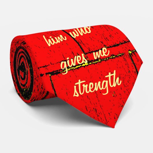 Écriture Cravate en brique rouge (Roulé)