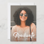 Écriture de brosse - invitation à la fête de remis (Devant)