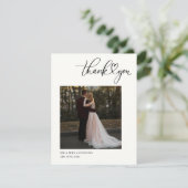 Écriture de Carte de remerciements cardiaque maria (Debout devant)