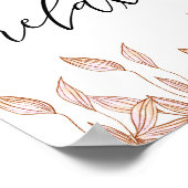 Écriture de détente Bain Peinture murale poster (Coin)