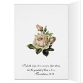 Écriture de mariage religieuse vintage (Intérieur (Gauche))