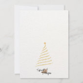 Écriture de Noël Carte de voeux Isaïe 9:6 (Dos)