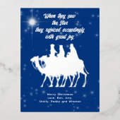 Écriture de Noël Etoile de Noël Carte postale (Recto)