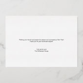 Ecriture de Paix moderne Pine Vacances (Verso)