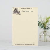 Écriture de papeterie de chat (Debout devant)