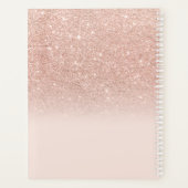 Écriture de parties scintillant or rose de maquill (Dos)