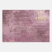 Écriture de script Feuilles de papier d'écriture (Devant 3)