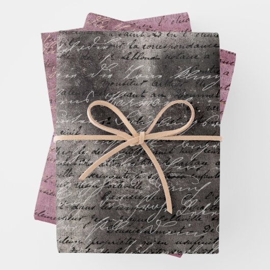 Écriture de script Feuilles de papier d'écriture (En situation)