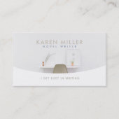 Écriture de slogans Cartes de visite (Devant)