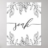 Écriture de trempe Bain poster d'art mur de la sal (Devant)