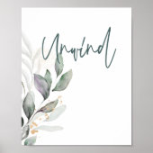 Écriture de trempe Bain poster d'art mur de la sal (Devant)