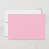 Écriture décontractée Choix de menu Moyen Rose RSV (Dos)
