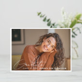 Écriture décontractée Diplômée 2 - Invitation phot (Debout devant)