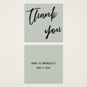 Écriture décontractée Mariage Merci Favoriser la p