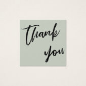 Écriture décontractée Mariage Merci Favoriser la p (Devant)