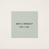 Écriture décontractée Mariage Merci Favoriser la p (Dos)