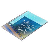 Ecriture d'un livre auteur manifeste vibes bleues (Côté gauche)