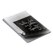 Ecriture d'un manifeste d'auteur de livre noir et  (Côté Droit)