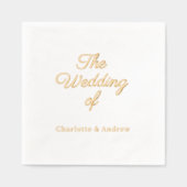 Écriture en or blanc luxe Mariage (Recto)