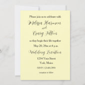 Écriture faire-part de mariage Jean 15 12 Chrétien (Dos)