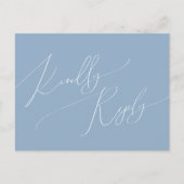 Écriture Fantaisiste | Carte de réponse de choix d (Devant)