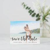 Écriture fantaisiste | Photo faire-part de rendez- (Debout devant)