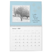 Écriture florale Mots de foi Calendrier (Jan 2027)