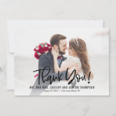 Ecriture Funky Editable Color Mariage Merci (Devant)