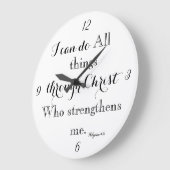 Écriture Horloge ronde (Angle)