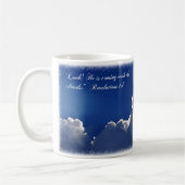 Écriture Inspirante Nuages Mug (Gauche)