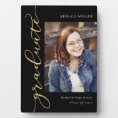 Écriture latérale Plaque de graduation de couleur (Devant)