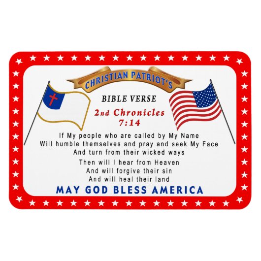 Écriture Magnet 2 Chroniques Si Mon Peuple (Horizontal)