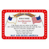 Écriture Magnet Magnet chrétienne Frigo Patriot (Horizontal)