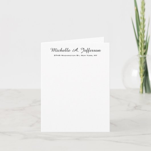 Écriture manuscrite classique Blanc tendance créat (Devant)