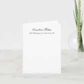 Écriture manuscrite classique Simple Blanc (Devant)