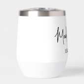 Écriture manuscrite de la servante d'honneur marié (Avant)