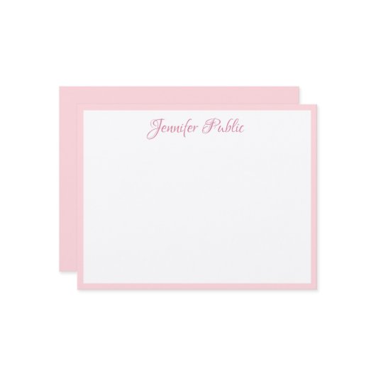 Écriture manuscrite en papier Kraft, script Modèle (Devant/Arrière en situation)