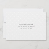 Écriture manuscrite minimaliste de vacances Carte (Dos)