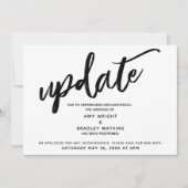 Écriture manuscrite Mise à jour du Faire-part Mari (Devant)