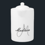 Écriture manuscrite moderne monogramme Nom initial<br><div class="desc">Personnaliser moderne tendance Professional Design simple. Vous pouvez facilement modifier les détails du produit.</div>