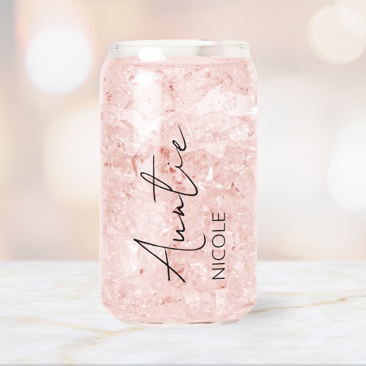 Écriture manuscrite moderne Nom personnalisé Tante