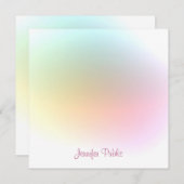 Écriture manuscrite moderne Script Modèle coloré t (Devant / Derrière)