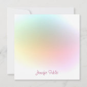 Écriture manuscrite moderne Script Modèle coloré t (Dos)