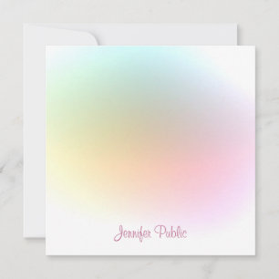 Écriture manuscrite moderne Script Modèle coloré t