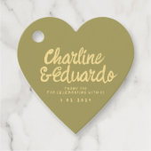 Écriture manuscrite rétro - Étiquettes de préféren (Devant)